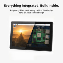 52Pi 7-Inch Capacitive IPS Screen 1024 × 600 60HZ Touchscreen Display With Speakers for Raspberry Pi 5/4B/3B+/3B/B+