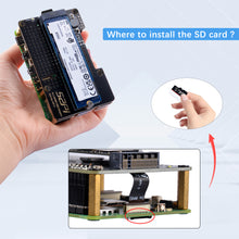 52Pi N04 M.2 NVMe to PCIe Adapter for Raspberry Pi 5, Support M.2 NVMe SSD 2230 2242 2260 2280
