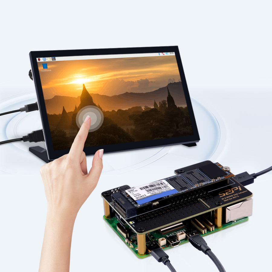 N04 M.2 NVMe To PCIe Adapter For Raspberry Pi 5, Support M.2