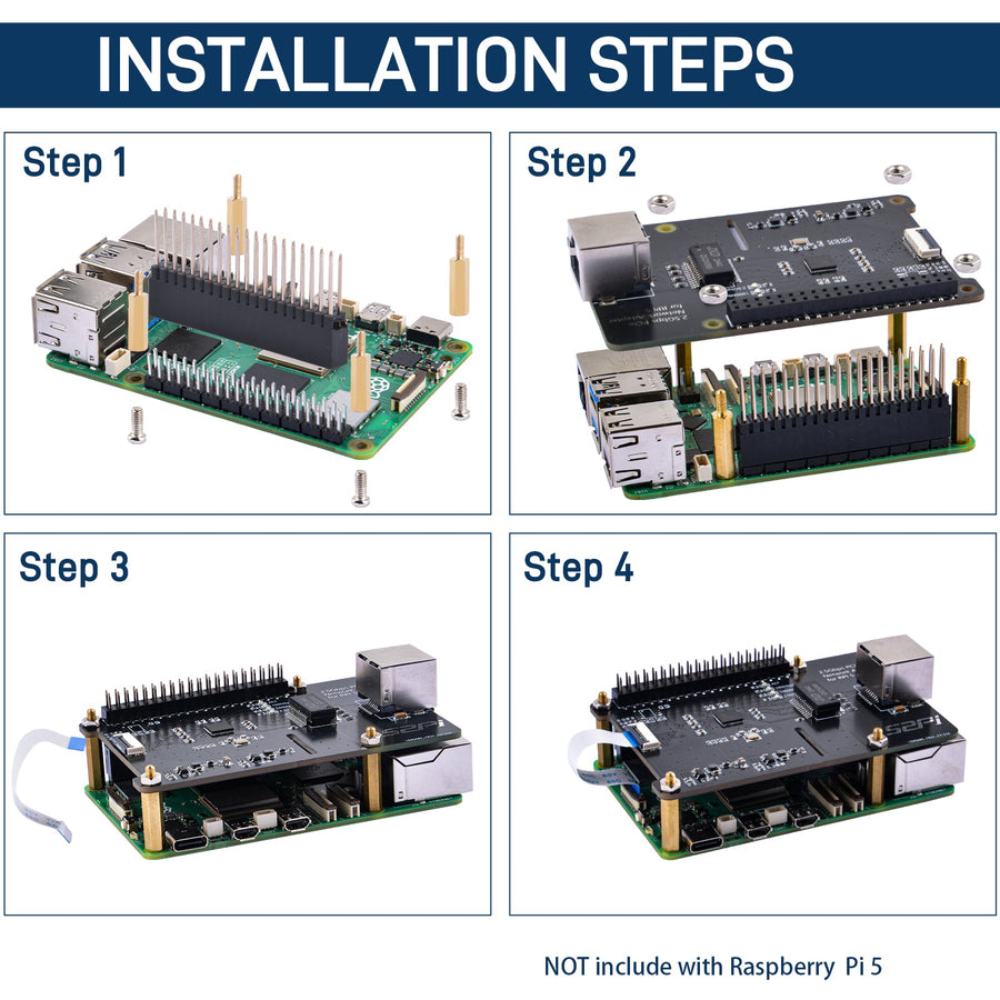Carte Extension PCIe Pour Raspberry Pi 5 - GeeekPi P02 - Pour Ajouter Des Périphériques