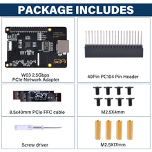 52Pi W03 2.5Gbps PCIe Network Adapter for Raspberry Pi 5