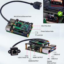 52Pi M02 PCIe Express to Mini PCIe HAT for Raspberry Pi 5, Support All Mini PCIe Devices Network Cards Mini PCIe Adapter