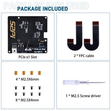 52Pi P02 PCIe Slot for Raspberry Pi 5, Pi 5's PCIe to PCIe x1 slot, Support Network Interface Card