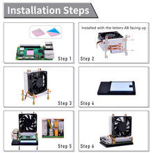 52Pi ICE Tower Plus for Raspberry Pi 5, Aluminum Heatsink with Dual Copper Pipe for Raspberry Pi 5