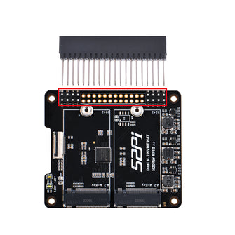 52Pi N20 Dual 2242 NVMe HAT for Raspberry Pi 5, Supprt Two 2242 NVMe SSDs