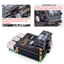 Raspberry Pi 5 B12 Double FPC PCIe HAT