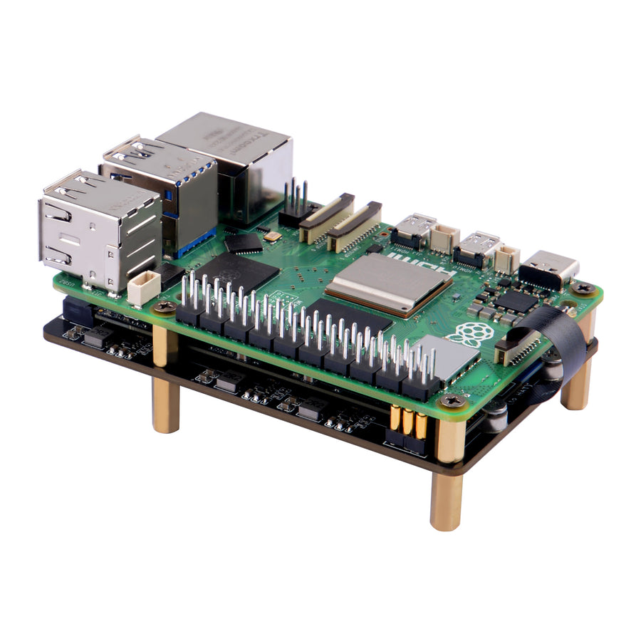 52Pi N21 Dual 2280 NVMe base for Raspberry Pi 5, Supprt two 2230