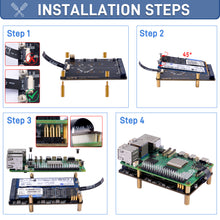 52Pi N21 Dual 2280 NVMe base for Raspberry Pi 5, Supprt two 2230/2242/2260/2280 NVMe SSDs