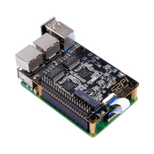 52Pi U2500 Dual M.2 NVME USB3.0 To 2.5g Ethernet For Raspberry Pi 5,Support M.2 NVMe M-key SSDs 2230/2242