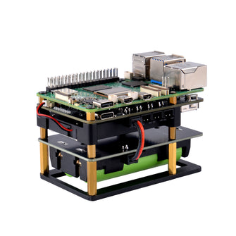 52Pi UPS Gen 6 Power Module with Physical Power Button & PikaPython Support for Raspberry Pi 5/4B