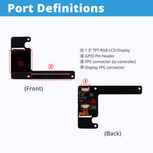 52Pi 1.3" LCD TFT Display Module 240X240 Pixel RGB-Color Screen for UPS Gen 6