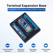 52Pi Terminal Expansion Base for Arduino, Screw Terminal Breakout Board for Arduino NANO ESP32