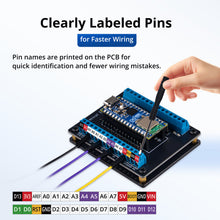 52Pi Terminal Expansion Base for Arduino, Screw Terminal Breakout Board for Arduino NANO ESP32