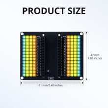 52Pi RGB LED Matrix Expansion Board for Arduino Nano ESP32, 104 Individually Addressable RGB LEDs Matrix Shield for Arduino