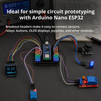 Led Matrix Arduino Nano 52Pi RGB LED Matrix Expansion Board for Arduino Nano ESP32, 104 Indivi ...