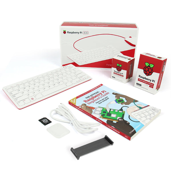 Raspberry Pi 400 PC Kit Keyboard with a Built-in Computer 4GB