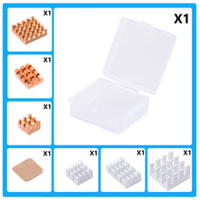 52Pi Heatsinks Pack Aluminum and Copper Heat Sink Cooling Kit for Raspberry Pi