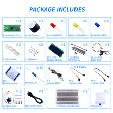 52Pi Raspberry Pi Pico Basic Starter Kit with Raspberry Pi Pico, Breadboard, I2C 1602 LCD Display Module, 9g Mirco Servo for Raspberry Pi Beginners & Software Engineer