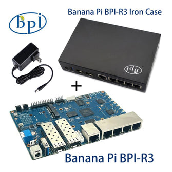 52Pi Banana Pi BPI-R3 Metal Case and Kit