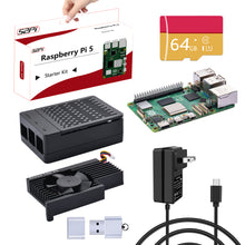 ABS Case Starter Kit with Raspberry Pi 5 SD card power supply