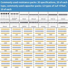 52Pi Electronic Component Kit Resistors Inductors Diodes Transistors LED Transformers Breadboard Oscillators DIY Electronics Projects