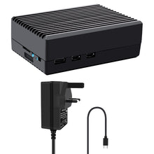 52Pi Aluminum Passive Cooling Case Black Enlosure Shell for Raspberry Pi 5