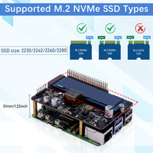 52Pi P33 M.2 NVMe 2280 PoE+ HAT Extension Board with Official Cooler  for Raspberry Pi 5