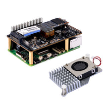 52Pi P33 M.2 NVMe 2280 PoE+ HAT Extension Board with Official Cooler  for Raspberry Pi 5
