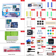52Pi Education Starter Kit for Arduino UNO R4 WiFi, UNO R4 Development Board, Programming Convenient and Flexible for Arduino