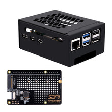 52Pi N07 M.2 2280 PCIe to NVMe SSD PCIe Peripheral Bottom Board With Metal Case for Raspberry Pi 5
