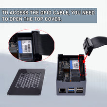 52Pi Aluminum Case for Raspberry Pi 5, With Official Active Cooler + P33 M.2 NVMe M-Key PoE+ HAT