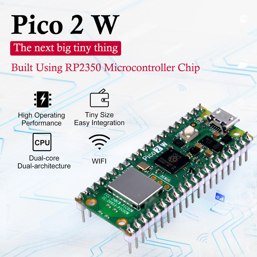 52Pi Raspberry Pi Pico 2 WH Ultimate Starter Kit