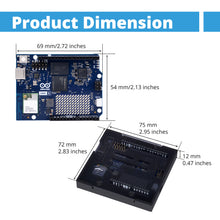 52Pi Starter Kit for Arduino UNO Q 2GB, with Arduino UNO Q 2GB Board, Aluminum Case, Type-C Hub, Cat 6 Ethernet Patch Cable and USB-C Power Supply