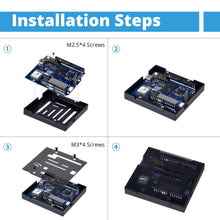 52Pi Starter Kit for Arduino UNO Q 2GB, with Arduino UNO Q 2GB Board, Aluminum Case, Type-C Hub, Cat 6 Ethernet Patch Cable and USB-C Power Supply