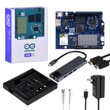 52Pi Starter Kit for Arduino UNO Q 2GB, with Arduino UNO Q 2GB Board, Aluminum Case, Type-C Hub, Cat 6 Ethernet Patch Cable and USB-C Power Supply