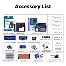 52Pi 5V GPIO Starter Kit for Arduino UNO Q, Complete Electronics Prototyping Bundle with Level Shift Shield, LCD1602, Sensors, Servo
