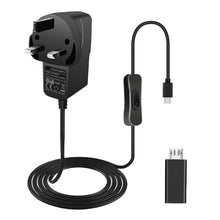 5V 3A UK Plug Power Supply Adapter with Switch-on/off Cable
