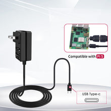 5V 5A Power Supply Type-C For Raspberry Pi 5 US/UK/EU Standard