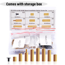52Pi 64PCS Brass Spacers Standoffs Screws Assortment Kit for Raspberry Pi 5 & M.2 NVMe SSD PCIe Peripheral Board