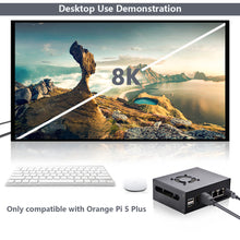 52Pi Orange Pi 5 Plus Metal Protective Case Enlosure Shell with Low-noise Cooling Fan Heatsinks