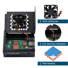 52Pi Raspberry Pi 5 Metal Case with Cooling Fan and Heatsinks Support PCle M.2 NVMe Shield Top X1001
