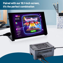 52Pi Aluminum Case Black Brick Enlosure With Cooling Fan Heatsink for Raspberry Pi 5