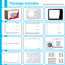 52Pi Acrylic Case 9 Layers Transparent Enlosure With Cooling Fan Heatsink for Raspberry Pi 5
