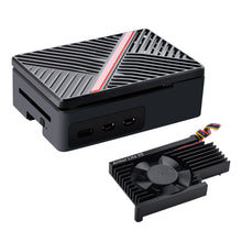 ABS Case Enlosure Black White With Fan for Raspberry Pi 5