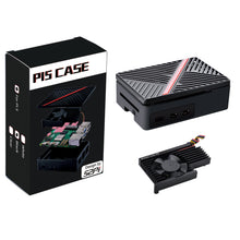 52Pi ABS Case Enlosure Black White With Armor Lite V5 Cooling Fan for Raspberry Pi 5