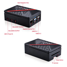 52Pi ABS Case Enlosure Black White With Fan for Raspberry Pi 5