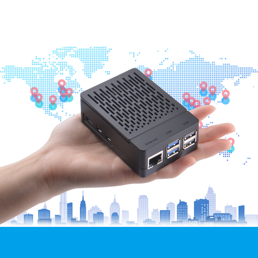 52Pi ABS Case Black Enlosure Shell for Raspberry Pi 5 with Armor Lite – 52Pi Store 52Pi ABS Case Black Enlosure Shell for Raspberry Pi 5 with Armor Lite – 52Pi Store