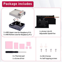 52Pi Game5 Pi Case Enlosure for Raspberry Pi 5 Shell with Armor Lite V5 Cooler