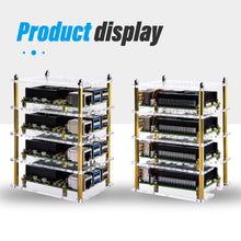 52Pi 4 Layers Acrylic Case Transparent /Brown with Armor Lite V5 heatsink for Raspberry Pi 5