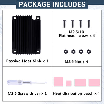 52Pi Aluminum Alloy CNC Heatsink For Raspberry Pi CM5, Passive Cooling for Raspberry Pi Compute Module 5